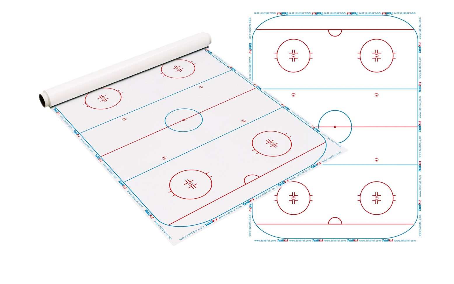 Taktifol Ice Hockey Trainer Board Tactical Board Film 25 pezzi su un rotolo